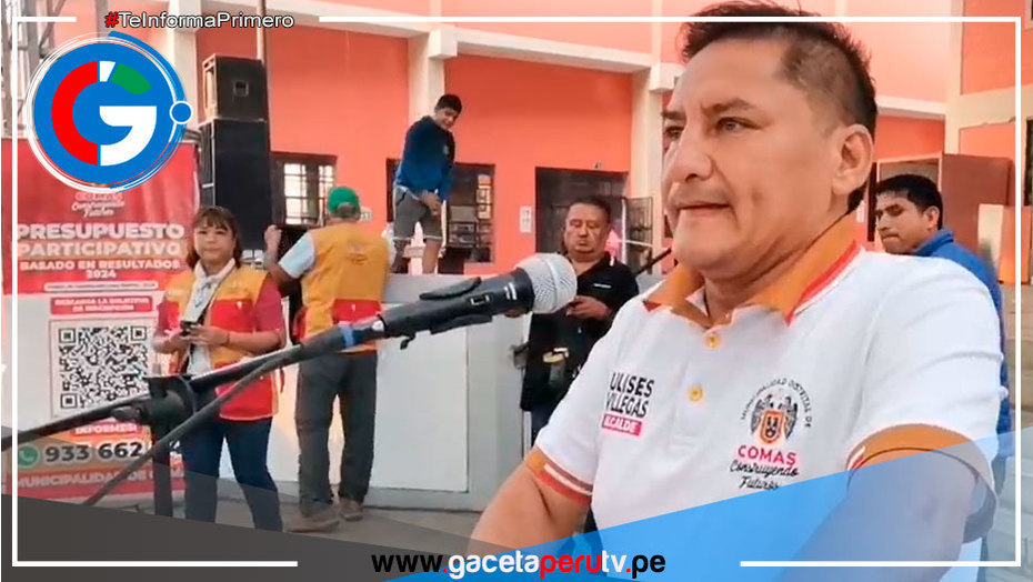 En Comas se realiza II Capacitación del Presupuesto Participativo 2024