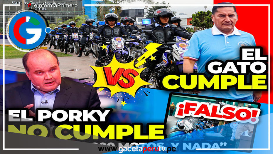 “El gato cumple” presento 32 motos en Comas