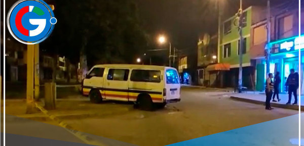 Un Chófer de transporte público fue víctima de un homicidio a tiros en presencia de los usuarios del servicio