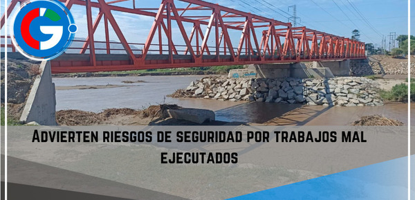 Advierten riesgos de seguridad por trabajos mal ejecutados.