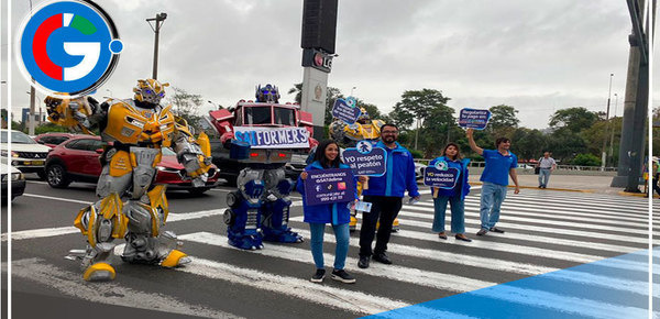 Llegaron los Satformers para disminuir accidentes en el transito Limeño