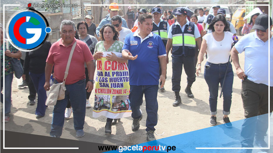 Alcalde de Comas Ulises Villegas escucho las demandas de los vecinos del Río Chillón