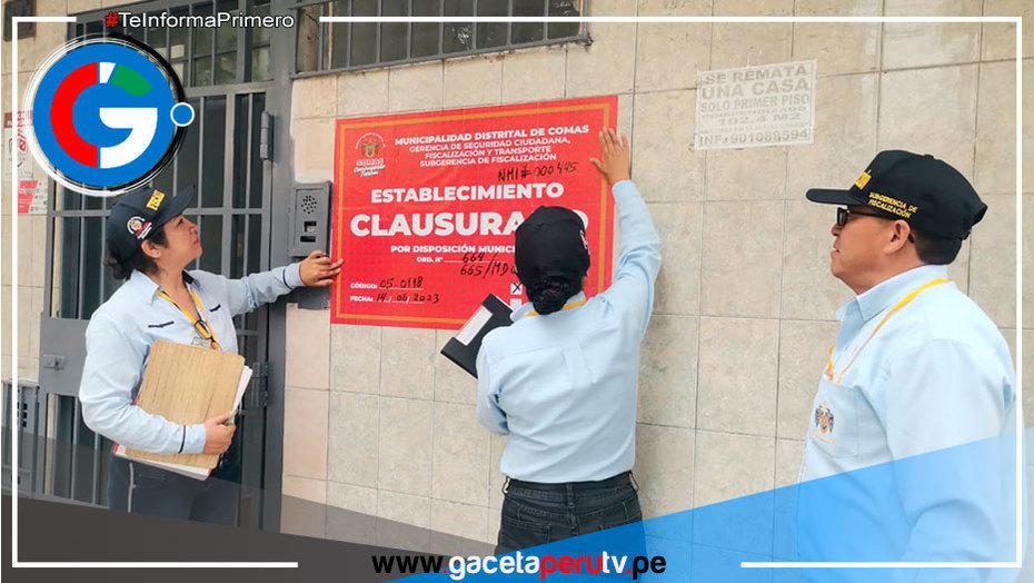 Fiscalizadores de municipalidad clausuran Radio Comas por segunda vez