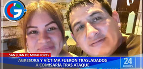 Mujer desfigura rostro a su expareja en plena conversación en SJM 