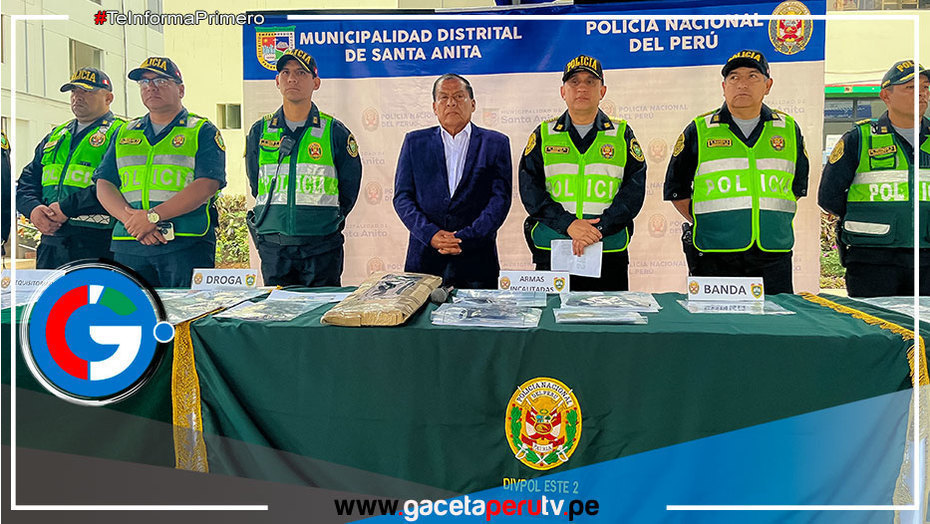 En Santa Anita presentan armas, motos, y objetos robados incautados