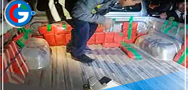 Mas de 50 kilos de drogas encontrados en un carro en Ayacucho 