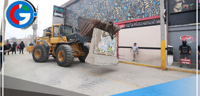 En Comas Prostíbulo "Palmeras Vip" fue tapiado con muros de concreto por Municipalidad