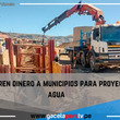Transfieren dinero a municipios para proyectos de agua.