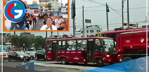 Evento municipal ocasiona congestión vehicular en SMP por cierre de avenida Tomás Valle