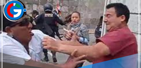 Congresista Edwin Martínez sufre agresión con piedras y tierra durante su visita a Arequipa