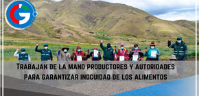 Trabajan de la mano productores y autoridades para garantizar inocuidad de los alimentos.