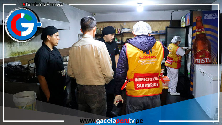 Clausuran ocho locales en Comas por deficiencias en salubridad y gestión de riesgos