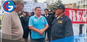 Alcalde de Comas lidera movilización pacífica en apoyo a la Policía Nacional y en rechazo a liberación de delincuentes