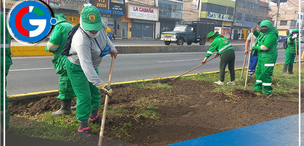 Continúan los trabajos de recuperación de la Av. Túpac Amaru para el gran desfile escolar en Comas