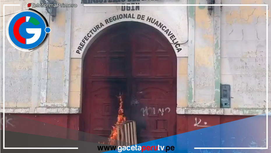 Defensoría del Pueblo rechaza acciones violentas durante protestas en Huancavelica (Vídeo)