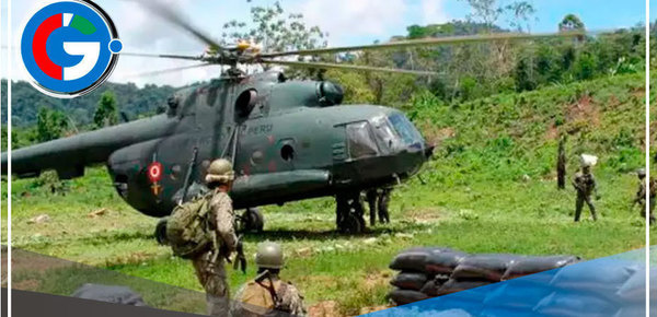 Helicóptero militar es atacado por narcoterroristas en el VRAEM