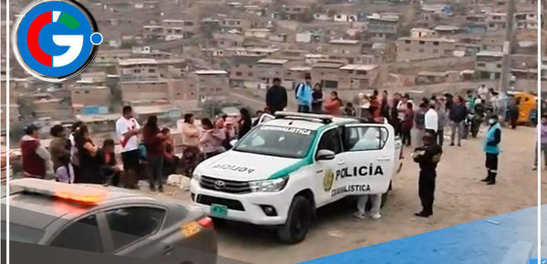  Dos personas acribilladas en San Juan de Miraflores: Policía investiga el doble crimen