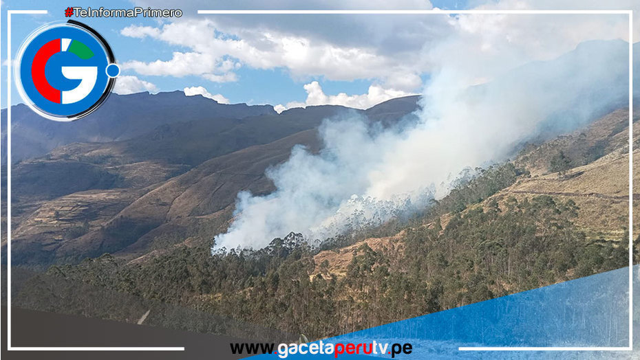 Incendio forestal consume 100 hectáreas de pastos naturales en parque Huascarán, Áncash