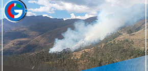 Incendio forestal consume 100 hectáreas de pastos naturales en parque Huascarán, Áncash