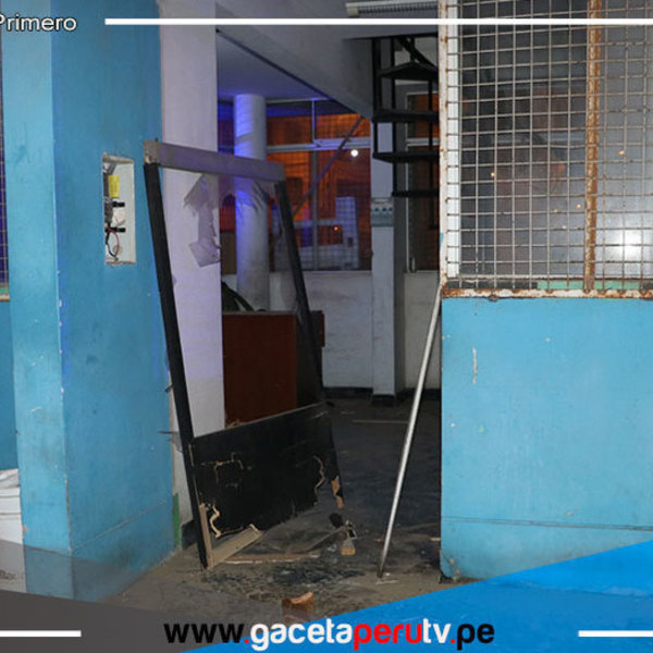 Ataque con explosivos a caseta de serenazgo en Comas genera alarma