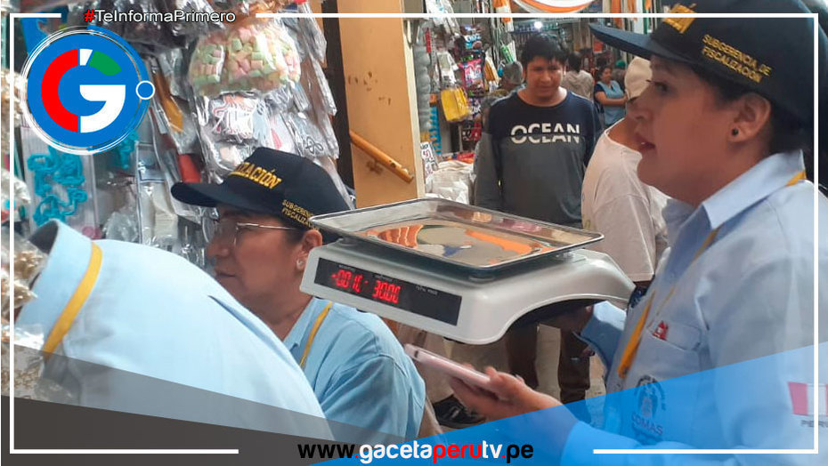 Operativo en Comas desmantela red de balanzas adulteradas en mercado de Santa Luzmila