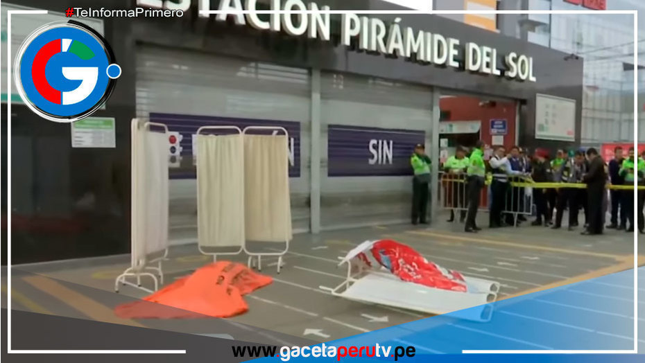Mujer Asesinada a Balazos en Estación Pirámide del Sol en San Juan de Lurigancho