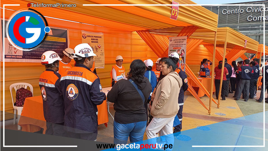 Comas se prepara para simulacro nacional de sismo en Collique