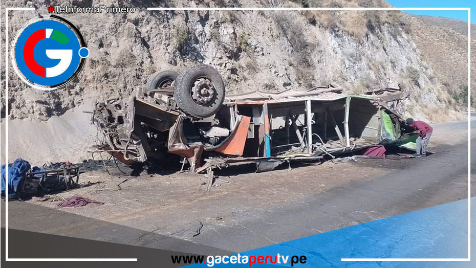 Trágico Accidente en Vía Los Libertadores deja veinte muertos y doce Heridos en Huancavelica