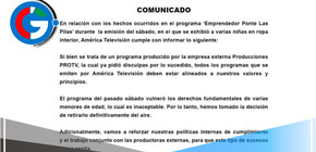 América TV retira el programa 'Emprendedor Ponte Las Pilas' tras controversia por "niñas en lencería"