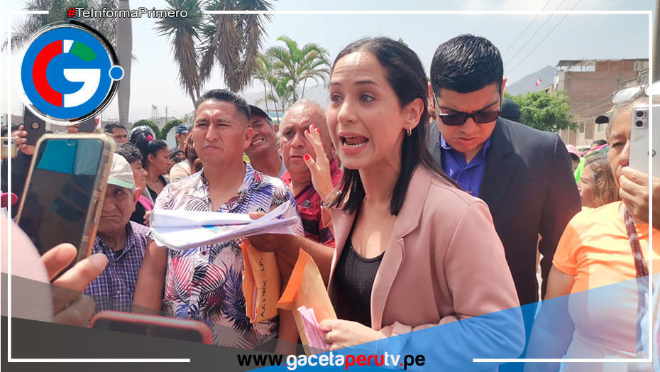 Congresista Sigrid Bazán Encabeza Protesta de Informales en Comas