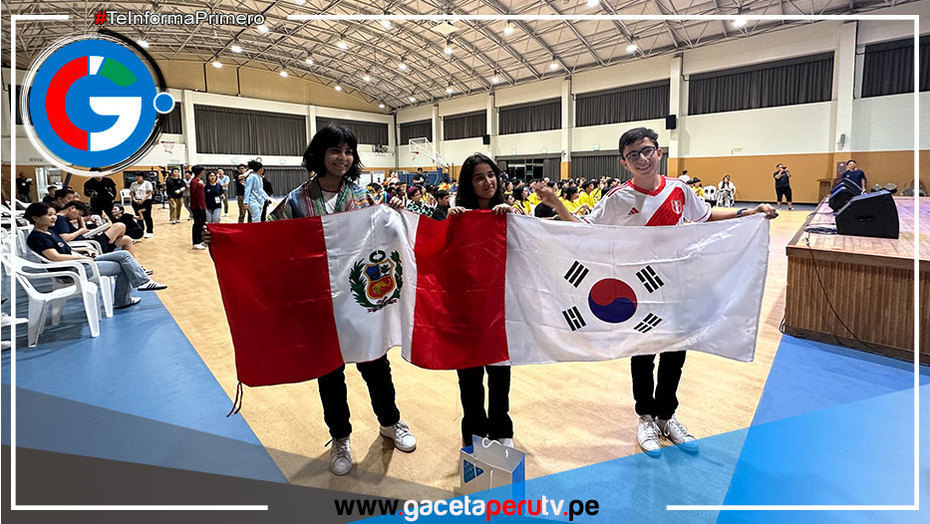 INACAL: Escolares peruanos ganan medalla de oro en olimpiada internacional de normalización en Corea del Sur