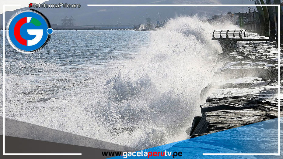 Oleajes ligeros a fuertes se presentarán en todo el litoral desde mañana
