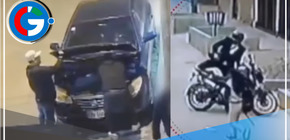 Delincuente asaltó a joven vestido en terno y camisa en Comas