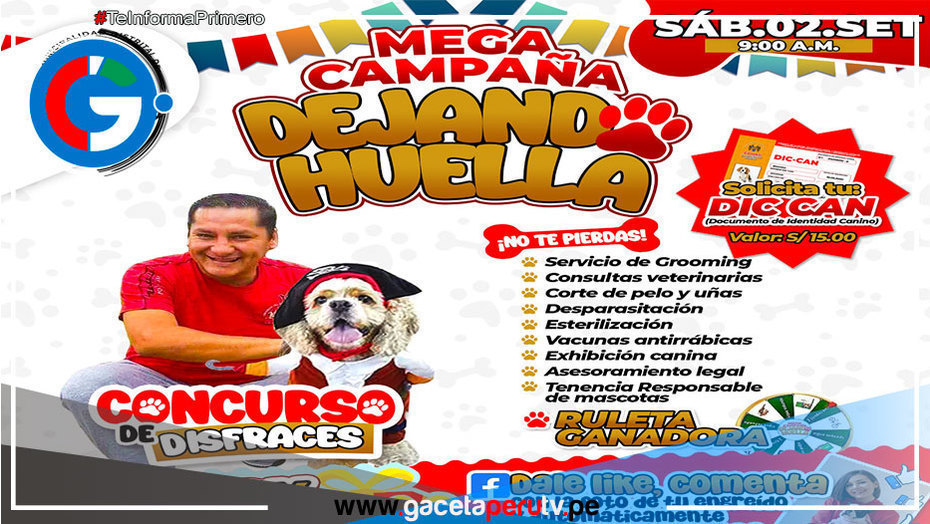 Comas lanza el emocionante Concurso de Disfraces Caninos "Dejando Huellas"