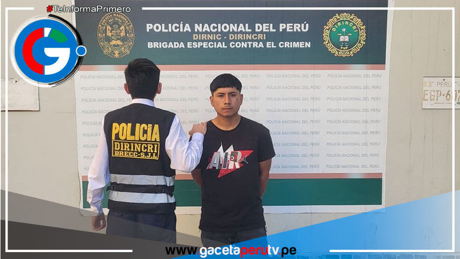 Capturan a delincuente implicado en asesinato de suboficial PNP en San Juan de Lurigancho
