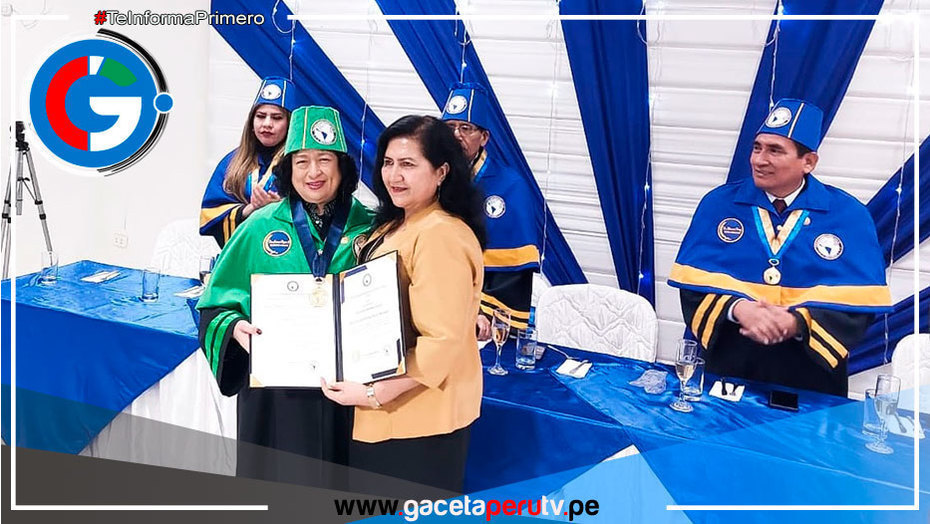Dra. Carmen Neyra recibió reconocimiento Doctor Honoris Causa