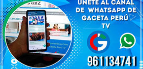 Sigue a Gaceta Perú TV en Canales de WhatsApp y mantente informado todo el día