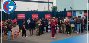 Pobladores de Comas Protestan Contra Sedapal por Abusos y Obras Mal Ejecutadas en Tubrerías