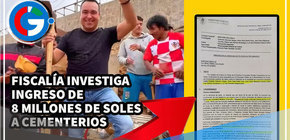 Fiscalía investiga donde estan los 8 millones de ingreso por los nichos en comas