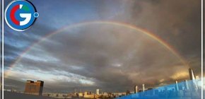 Doble arco iris es visto en Nueva York y el país se conmueve