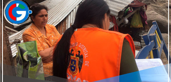 200 Familias Vulnerables de Comas Recibirán Calaminas como Medida Preventiva ante Emergencia