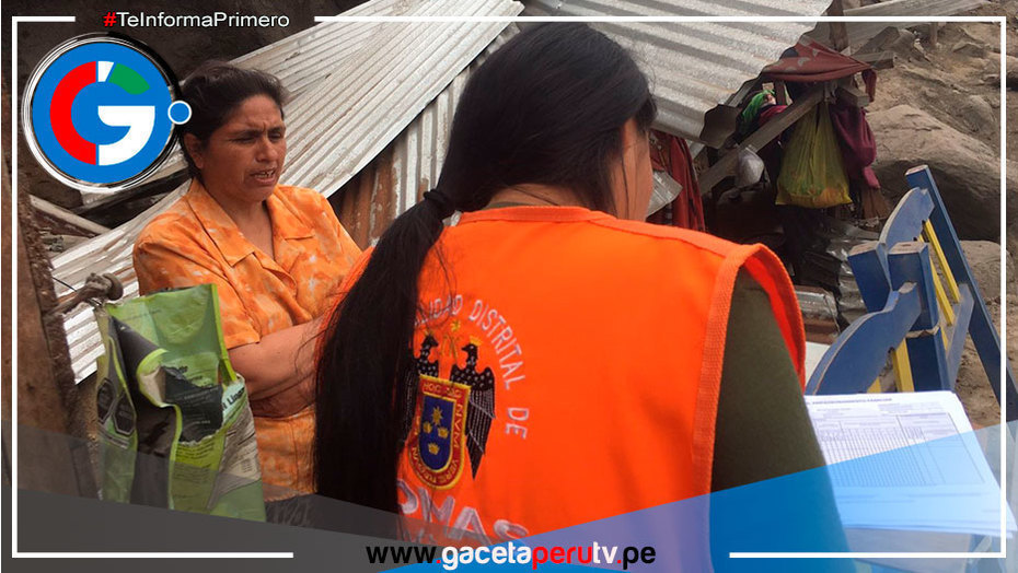 200 Familias Vulnerables de Comas Recibirán Calaminas como Medida Preventiva ante Emergencia