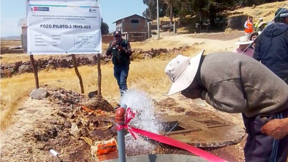 Autoridad Nacional del Agua trabaja en la implementación de 437 pozos a tajo abierto