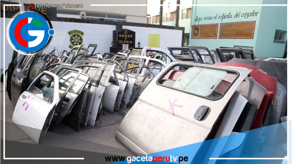 Incautan autopartes valorizadas en más de S/5 millones