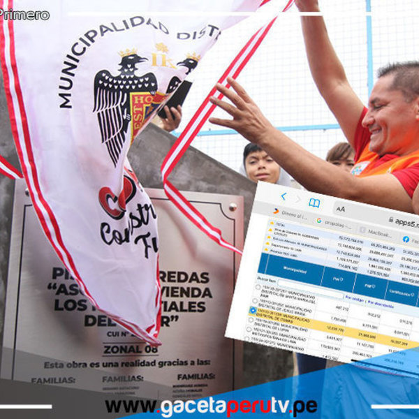 Comas se Destaca en Ejecución Presupuestal de Obras en 2023: 3er Lugar a Nivel Nacional