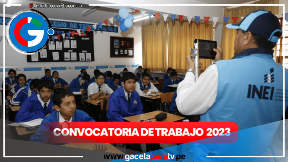 INEI abre convocatoria para más de 1.000 aplicadores: ¿Cómo aplicar ahora?