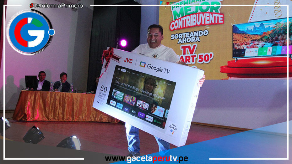 Comas Premia a sus Buenos Contribuyentes con Televisores y Vales de Consumo