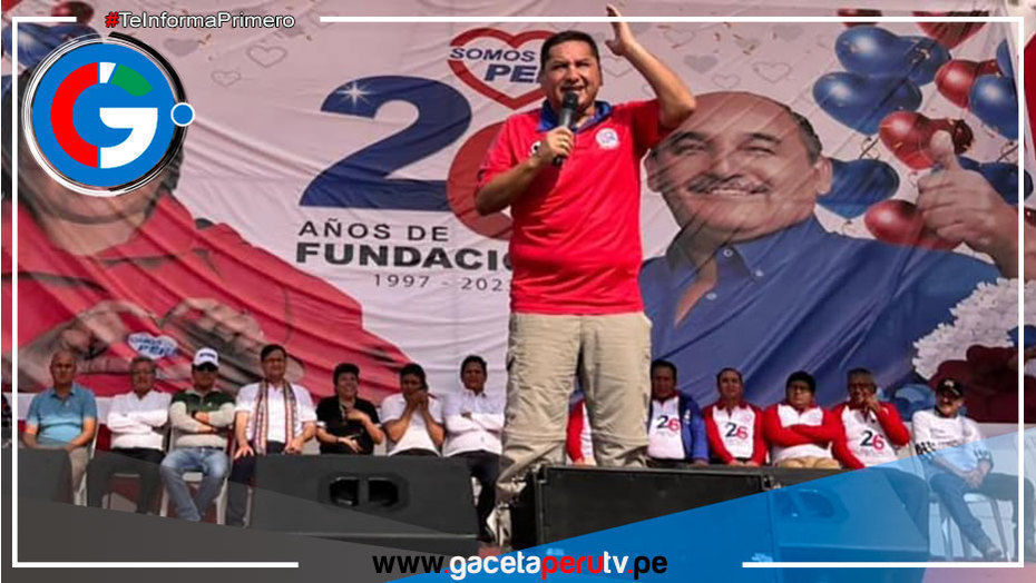 Alcalde Comas Ulises Villegas insta a la integridad en Somos Perú en su 26 aniversario