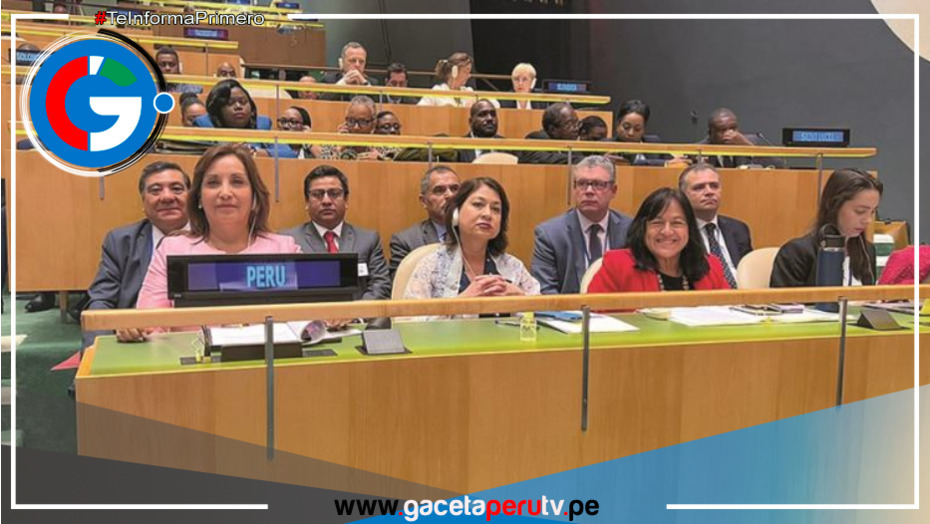 Dina Boluarte inicia participación en Asamblea General