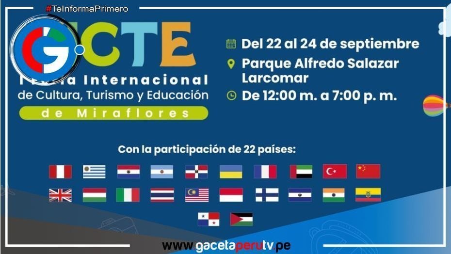 Municipalidad de Miraflores presentará la primera edición de la Feria Internacional de Cultura, Turismo y Educación